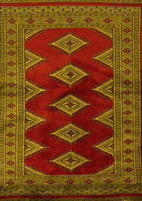 Southwestern Yellow Country Rug, tr2477yw