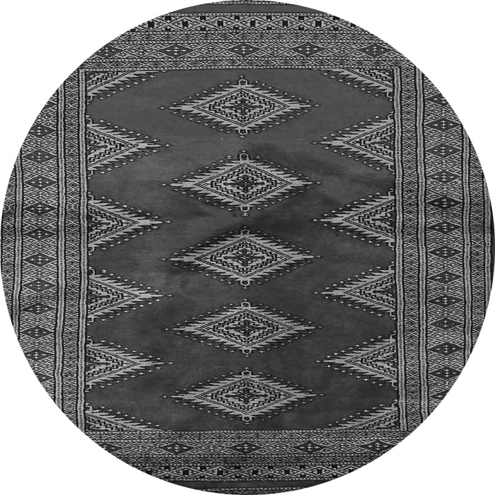 Machine Washable Southwestern Gray Country Rug, wshtr2477gry