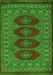 Southwestern Green Country Rug, tr2478grn