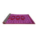 Sideview of Southwestern Pink Country Rug, tr2478pnk