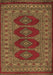 Machine Washable Southwestern Brown Country Rug, wshtr2478brn