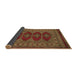 Sideview of Southwestern Brown Country Rug, tr2478brn