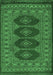 Southwestern Emerald Green Country Rug, tr2478emgrn