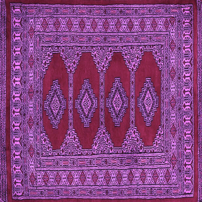 Square Machine Washable Southwestern Purple Country Area Rugs, wshtr2478pur