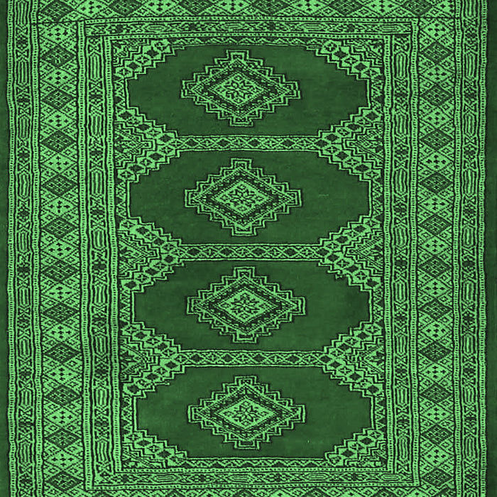 Machine Washable Southwestern Emerald Green Country Area Rugs, wshtr2478emgrn