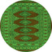 Square Southwestern Green Country Rug, tr2478grn