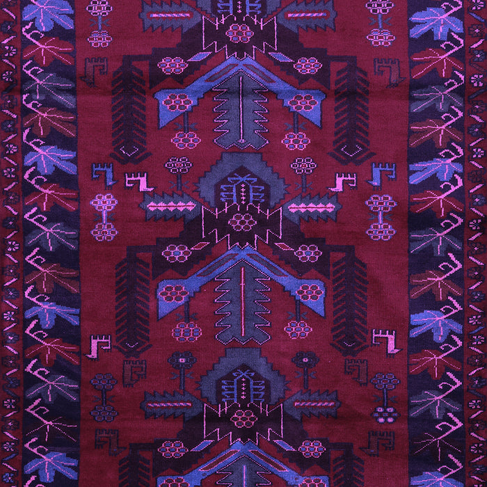 Animal Purple Traditional Rug, tr2479pur