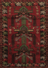 Animal Brown Traditional Rug, tr2479brn