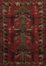 Animal Brown Traditional Rug, tr2479brn