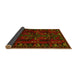 Sideview of Animal Yellow Traditional Rug, tr2479yw