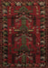 Machine Washable Animal Brown Traditional Rug, wshtr2479brn