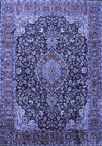 Medallion Blue Traditional Rug, tr247blu