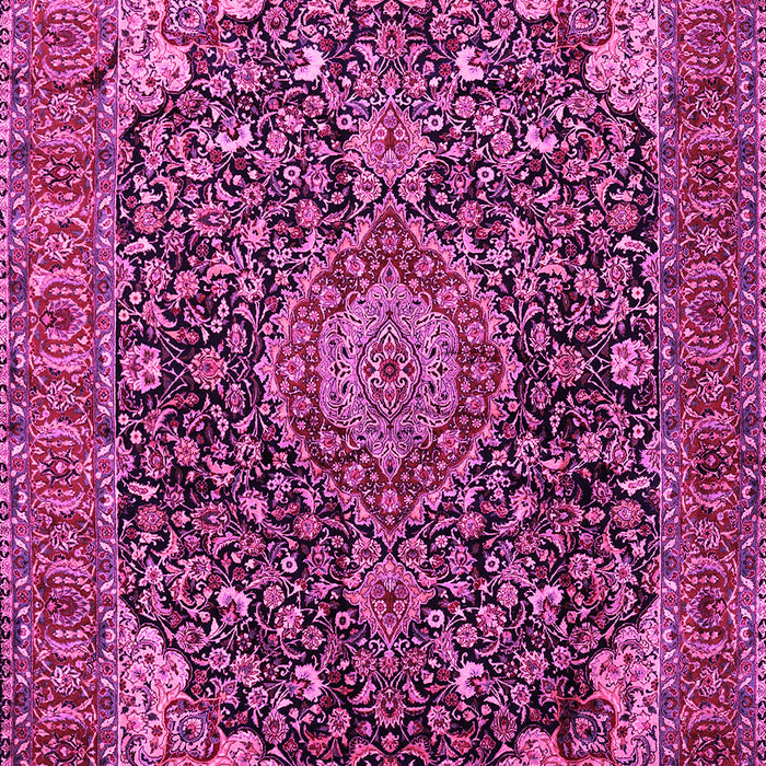 Medallion Pink Traditional Rug, tr247pnk