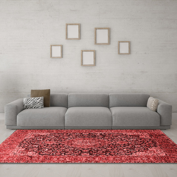 Traditional Red Washable Rugs