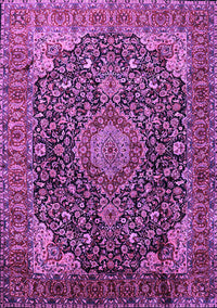 Medallion Purple Traditional Rug, tr247pur