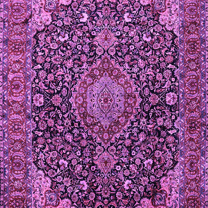 Medallion Purple Traditional Rug, tr247pur