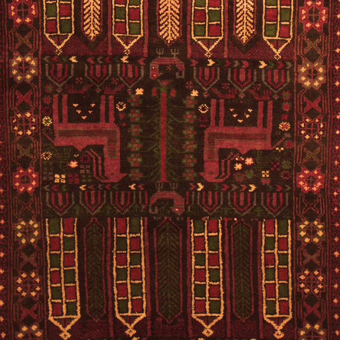 Serging Thickness of Machine Washable Persian Orange Traditional Area Rugs, wshtr2480org