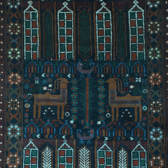 Persian Light Blue Traditional Rug, tr2480lblu