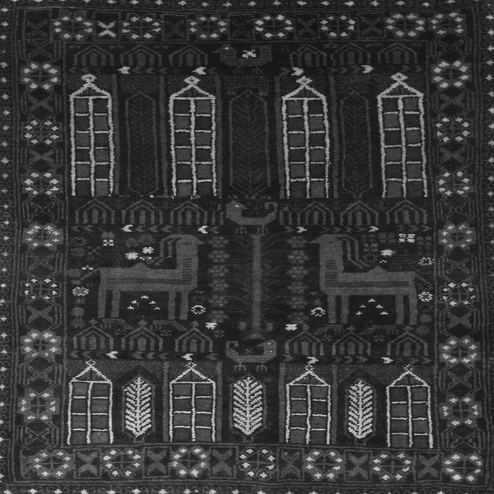 Serging Thickness of Persian Gray Traditional Rug, tr2480gry