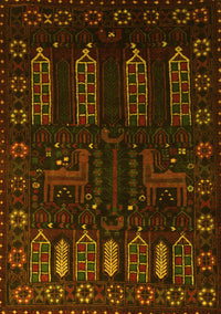 Persian Yellow Traditional Rug, tr2480yw