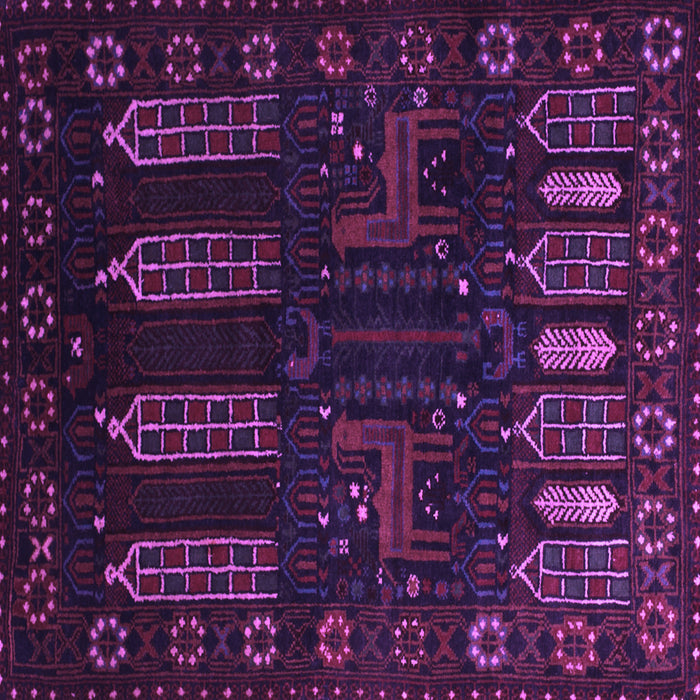 Square Persian Purple Traditional Rug, tr2480pur