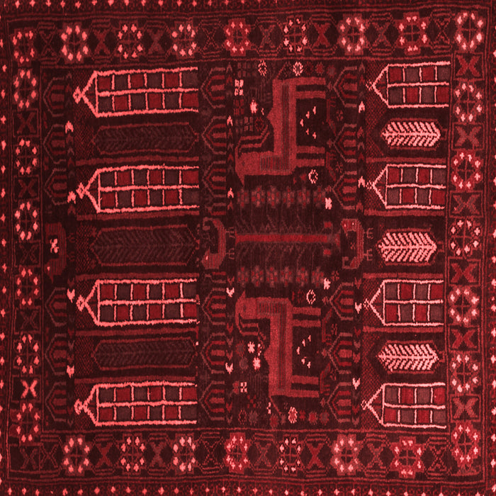 Machine Washable Persian Red Traditional Rug, wshtr2480red