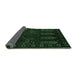 Sideview of Persian Emerald Green Traditional Rug, tr2480emgrn