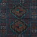 Square Persian Light Blue Traditional Rug, tr2481lblu