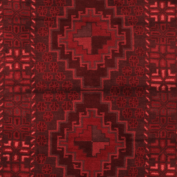 Machine Washable Persian Red Traditional Rug, wshtr2481red