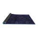 Sideview of Persian Blue Traditional Rug, tr2481blu