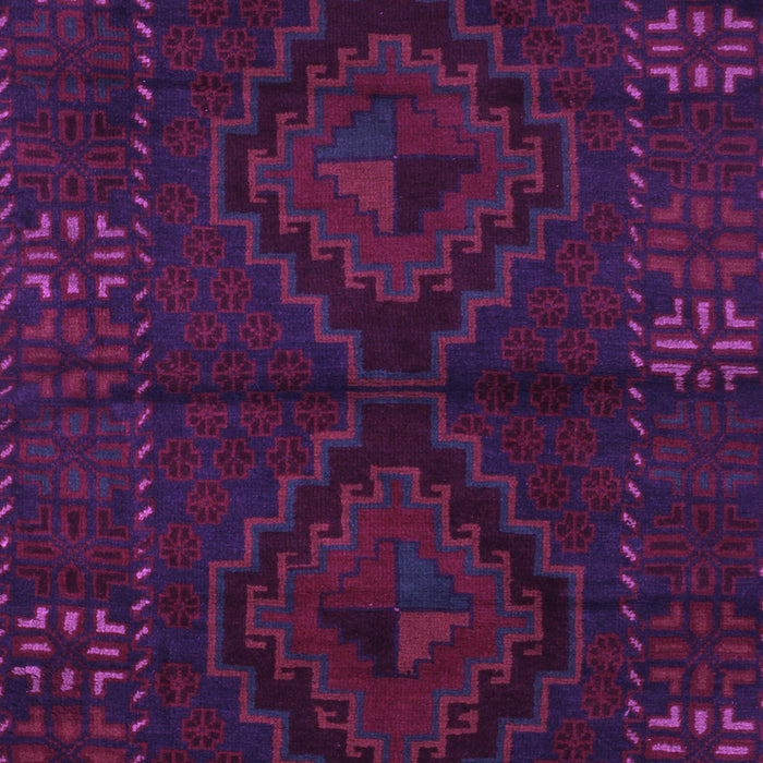 Machine Washable Persian Purple Traditional Area Rugs, wshtr2481pur