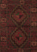 Machine Washable Persian Brown Traditional Rug, wshtr2481brn