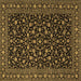 Square Persian Brown Traditional Rug, tr2482brn