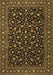 Machine Washable Persian Brown Traditional Rug, wshtr2482brn