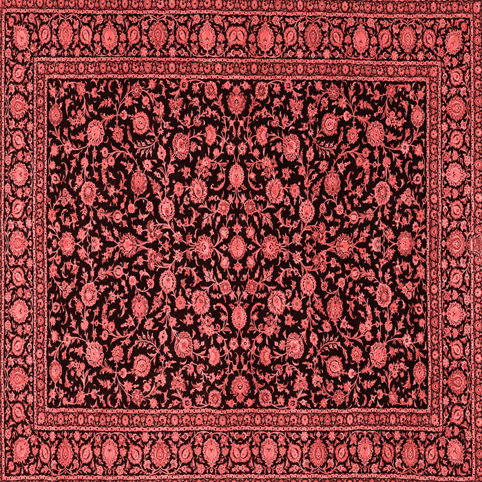 Machine Washable Persian Red Traditional Rug, wshtr2482red