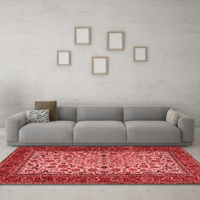 Traditional Red Washable Rugs