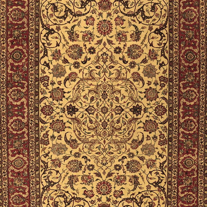 Machine Washable Persian Brown Traditional Rug, wshtr2483brn