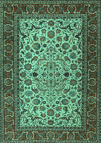 Persian Turquoise Traditional Rug, tr2483turq