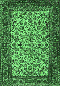 Persian Emerald Green Traditional Rug, tr2483emgrn