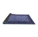 Sideview of Persian Blue Traditional Rug, tr2483blu