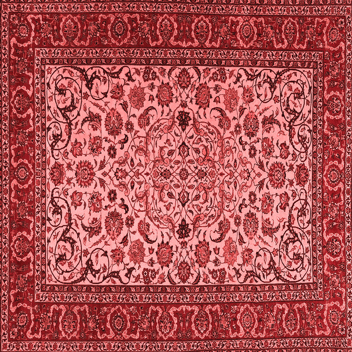 Machine Washable Persian Red Traditional Rug, wshtr2483red
