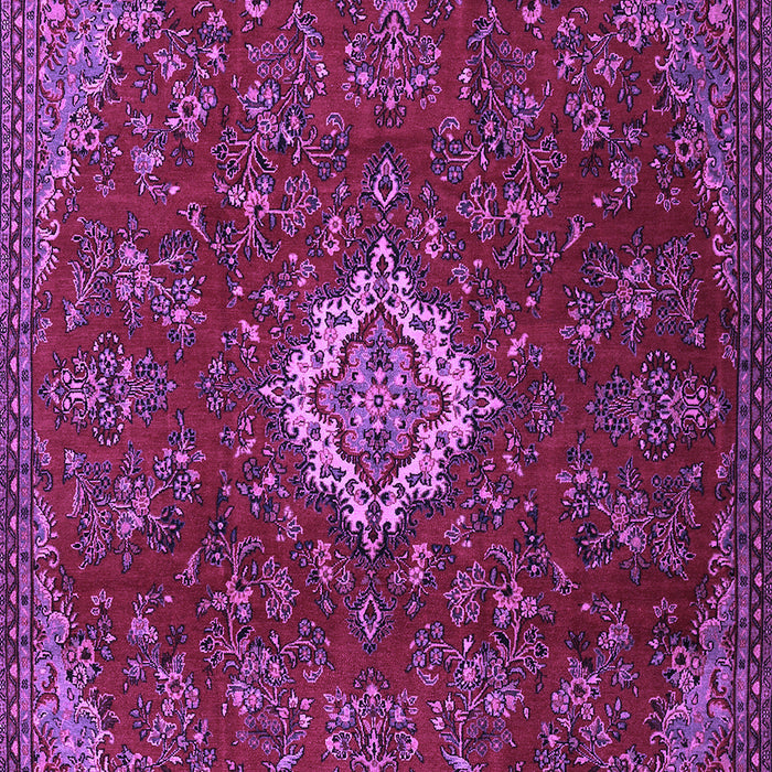 Machine Washable Persian Purple Traditional Area Rugs, wshtr2484pur