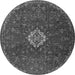 Machine Washable Persian Gray Traditional Rug, wshtr2484gry