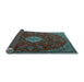 Sideview of Persian Light Blue Traditional Rug, tr2484lblu