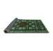 Sideview of Persian Turquoise Traditional Rug, tr2485turq