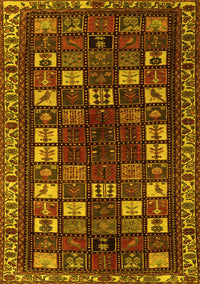 Persian Yellow Traditional Rug, tr2485yw