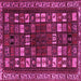 Square Persian Pink Traditional Rug, tr2485pnk