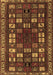 Machine Washable Persian Brown Traditional Rug, wshtr2485brn