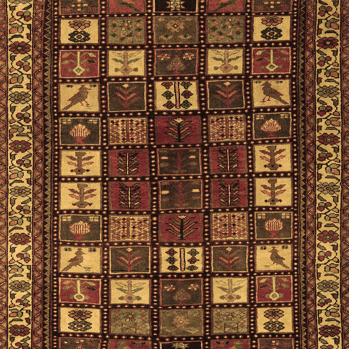 Machine Washable Persian Brown Traditional Rug, wshtr2485brn