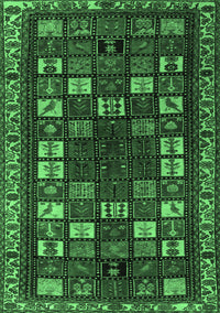 Persian Emerald Green Traditional Rug, tr2485emgrn